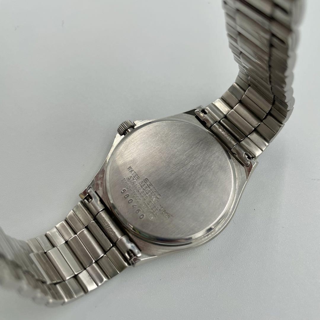 時計 SEIKO SPIRIT 7N48-7000 ARABIC DIAL Seiko Spirit 7N48-7000 Antique Watch 36mm Used B Condition