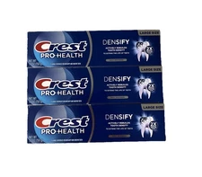 3x  Crest Pro Health Densify Toothpaste Large 5.3oz BB03/2027 Daily Whitening