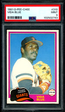 1981 TOPPS OPC O Pee Chee MLB Baseball #310 Vida Blue PSA 9 MINT Giants A'S