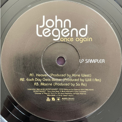 洋楽 John Legend Once Again LP Sampler Amazon.com: Once Again: CDs & Vinyl
