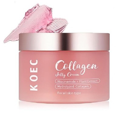 KOEC Collagen Jelly Cream Korean Skincare 100 mL/3.38 fl oz Sealed Jar EXP 2030