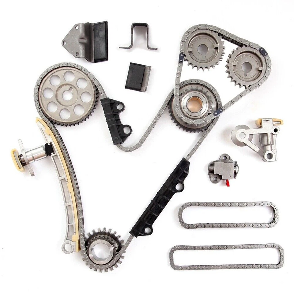 Head Gasket Set Timing Chain Water Pump W/ Gasket For 2006 2005 Suzuki XL-7 2.7L - Image 2 of 4