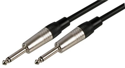 PRO SIGNAL - Loudspeaker Lead, 6.35mm (1/4'') Jack to Jack, 5m Black