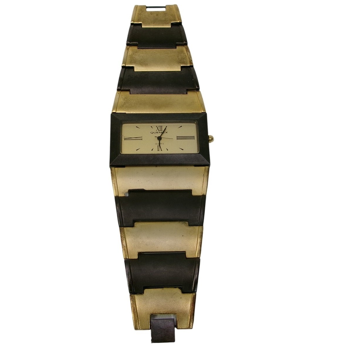Quemex Quartz Gold & Black Egyptian Style Rectangle Face  display picture 3