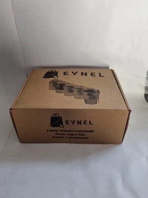 eynel 5er Pack Joghurtbehälter