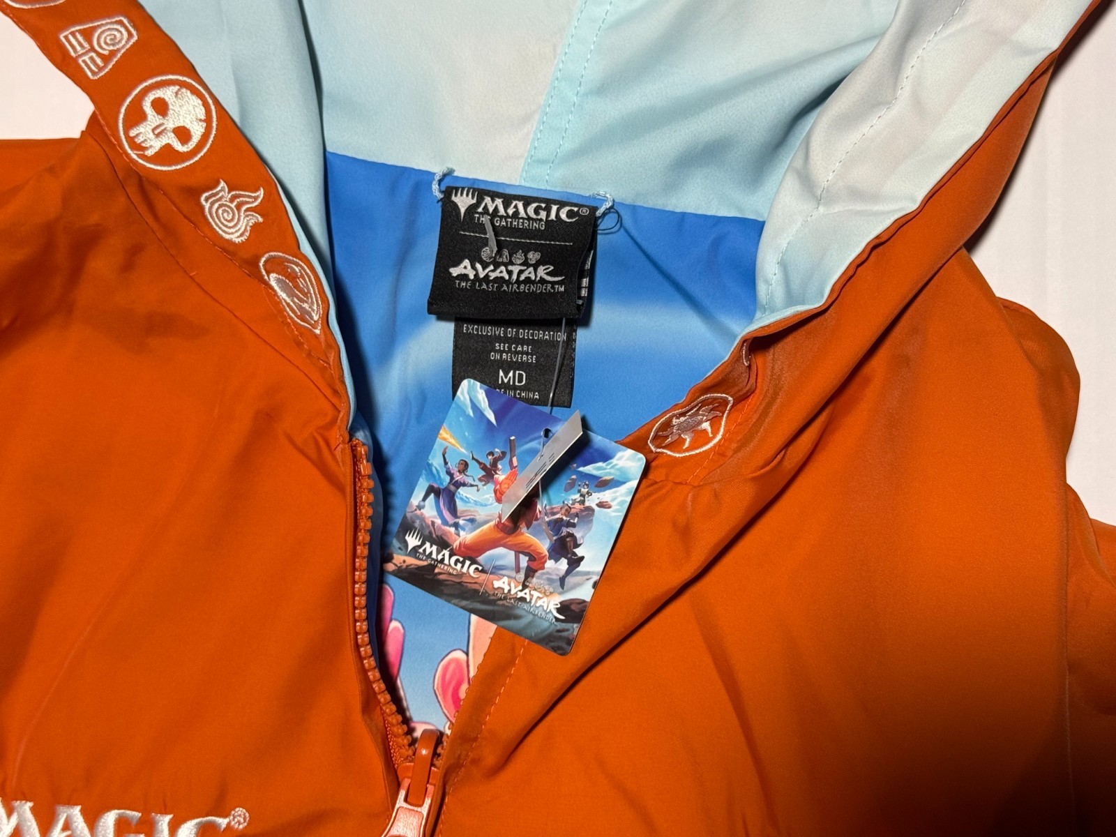 Avatar the Last Airbender Reversible Windbreaker Jacket Unisex Size MD,LG NWT image 4