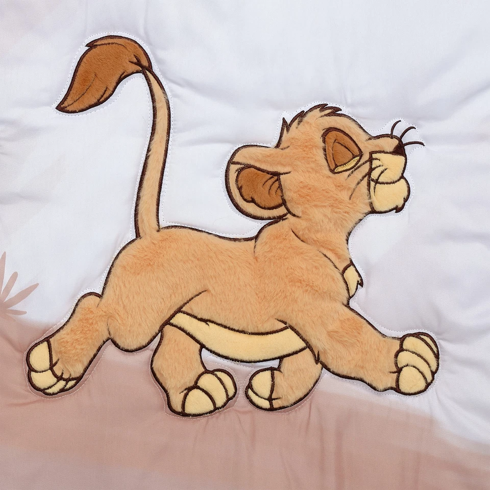 Juego de ropa de cama de cuna infantil Lambs & Ivy Disney Baby Lion King Safari de 3 piezas Foto 4 de 4