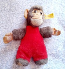 Steiff Affe Schimpanse Toldi mitKnopf und Fahne 6240/20