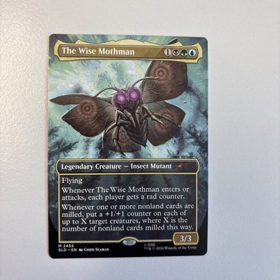 The Wise Mothman Magic The Gathering Secret Lair M2455 Mystic Rare