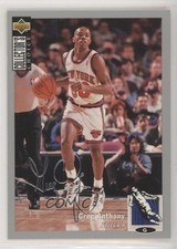 1994-95 Upper Deck Collector's Choice Silver Foil Signature Greg Anthony #91 1g9