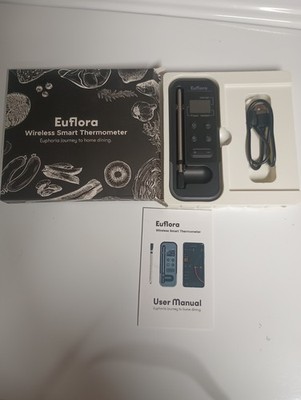 Smart Wireless Meat Thermometer Bluetooth Digital Waterproof Stainless Steel New