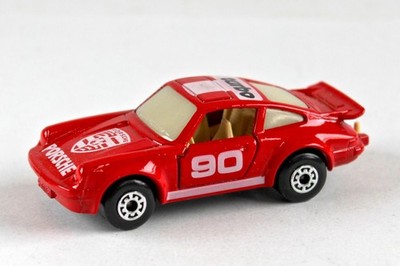 Matchbox Superfast Nr. 03C Porsche turbo rot ''Glow'' Scheiben ''Porsche 90'' top