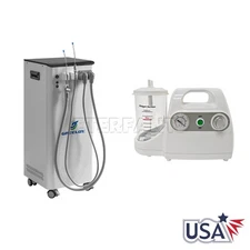 Dental Portable Oral Phlegm Suction Machine/Mobile Suction System High Volume
