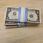 50 ($1) ONE DOLLAR BILLS UNCIRCULATED CONSECUTIVE ￼￼ - 2021 SERIES A 49564201 B — photo 1