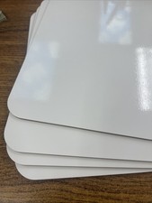 Lot Of 4 Charles Leonard Dry Erase Lapboard 9 x 12in Masonite One Sided Blank