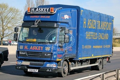 FOTO ASKEY, SHEFFIELD DAF LF - 4 WHEEL FLAT-TILT YG61 NLP - PM Fotografie