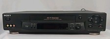 Sony SLV-N71 VCR AV Cable 4 Head Hi-Fi Stereo VHS Player Recorder No Remote