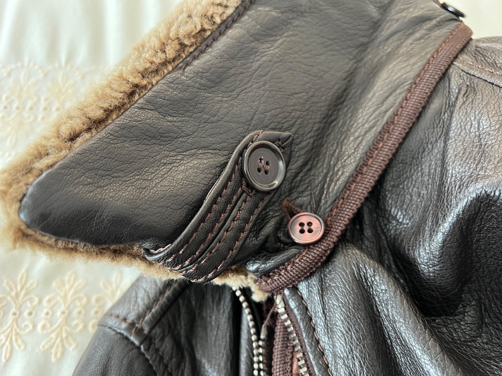 Porsche Designer Genuine Leather Pilot Jacket (Made in Italy) image 6