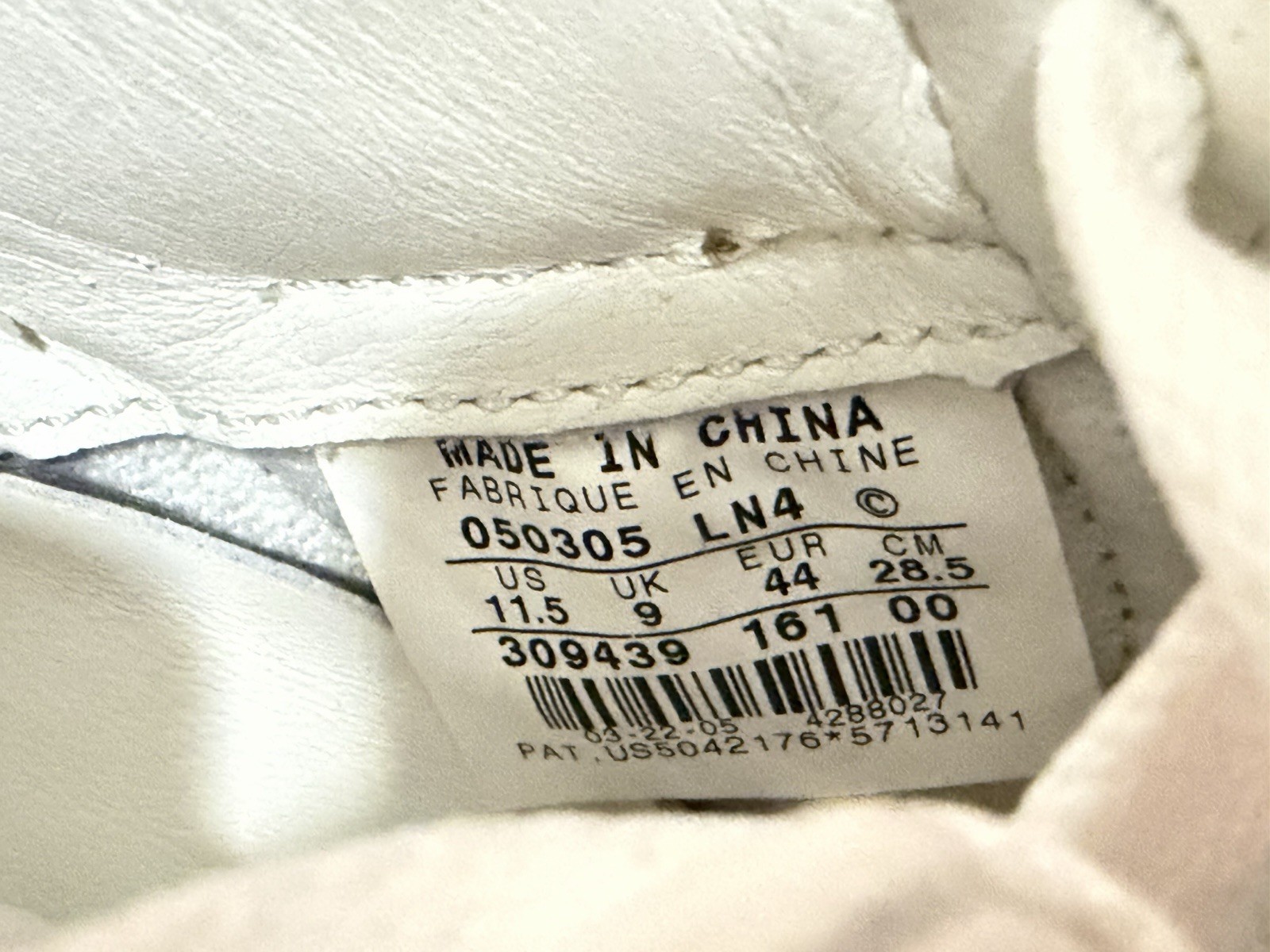 Nike Air Force 1 Premium Supreme Off White 309439-161 Women's Sz 11.5 (Men 10) thumbnail 15