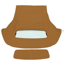 Tan Soft Top For Ford Mustang Convertible Top 2005-2014 w/Heated Glass Window