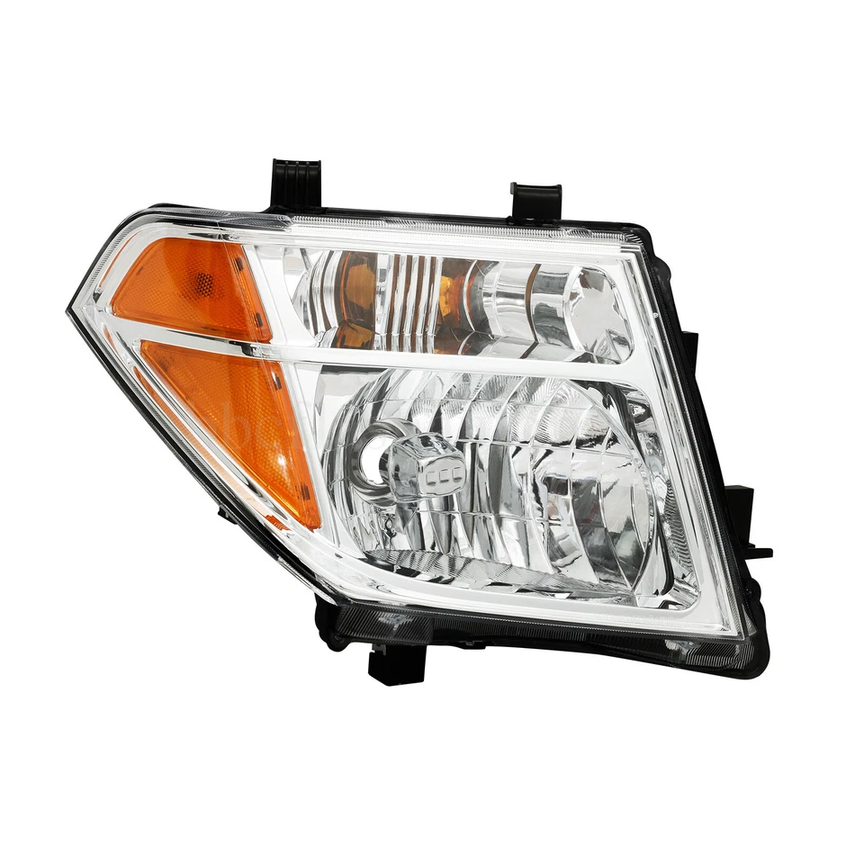 For 2005-2008 Nissan Frontier Pair Chrome Headlights 05-07 Pathfinder Headlamps - Image 2 of 4
