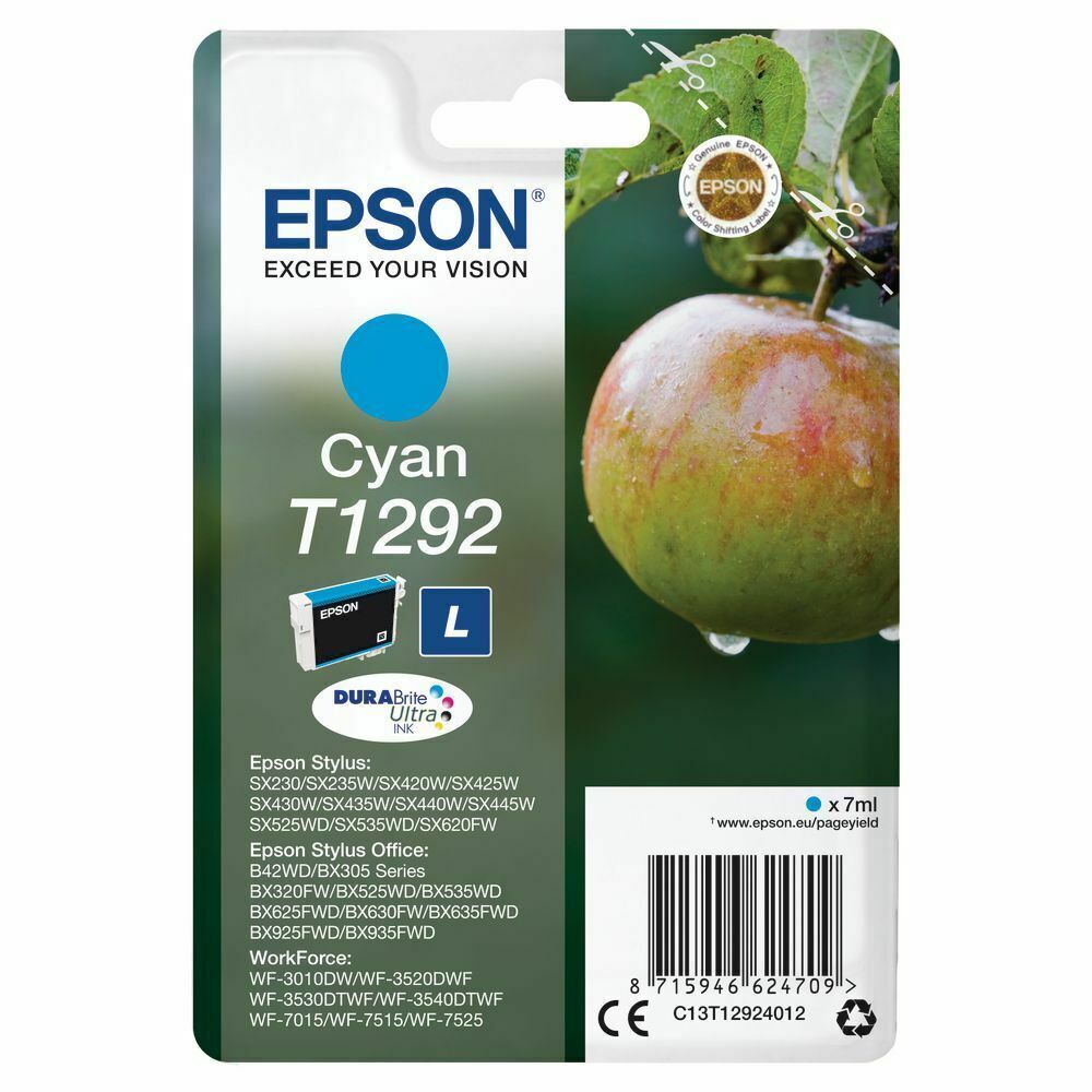 Epson T1291 T1295 T1292 T1293 T1294 Ink Cartridge,For Stylus BX320FW Lot Genuine