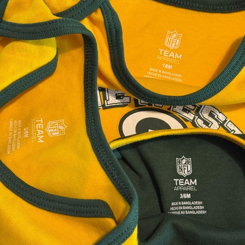 3 Green Bay Packers Kleinkind Einteiler 3-6mo 18mo - Bild 5 von 5