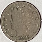 ^ 1906 Liberty "V" Nickel   ^^ GOOD ^^    120 YRS OLD    4136 — photo 2