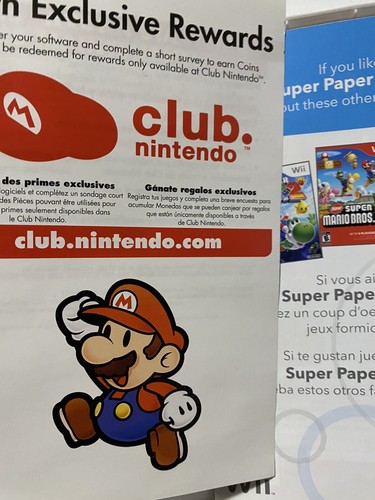 Super Paper Mario Nintendo Selects Edition (Nintendo Wii) CiB Cleaned/Tested - Picture 2 of 10