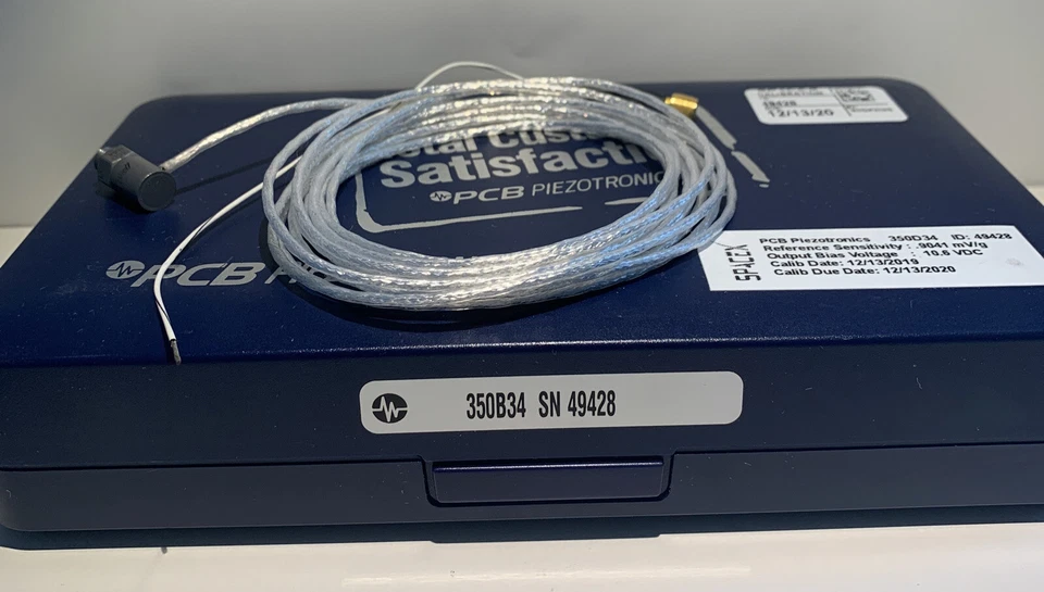 PCB Piezotronics 350B34 Reference Sensitivity:.9041mV/g output 10.6VDC*Pre-Owned - Image 2 of 4