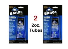 Barge 2oz tube - Contact Adhesive Cement 2 tubes Many Purpose Leather  Rubber