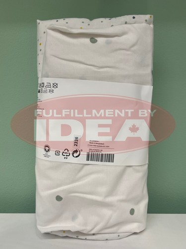 Brand New IKEA DROMSLOTT Multicolor Crib Fitted Sheet 132 cm (52 ") 605.211.96 - Picture 2 of 3