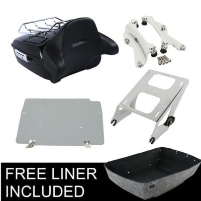 King Pack Trunk Pad Rack Mount Docking Plate For Harley Tour-Pak Touring 2014-24