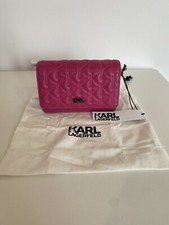 Karl Lagerfeld Mini Handbag/ Crossbody Peony Pink/ New With Tags/