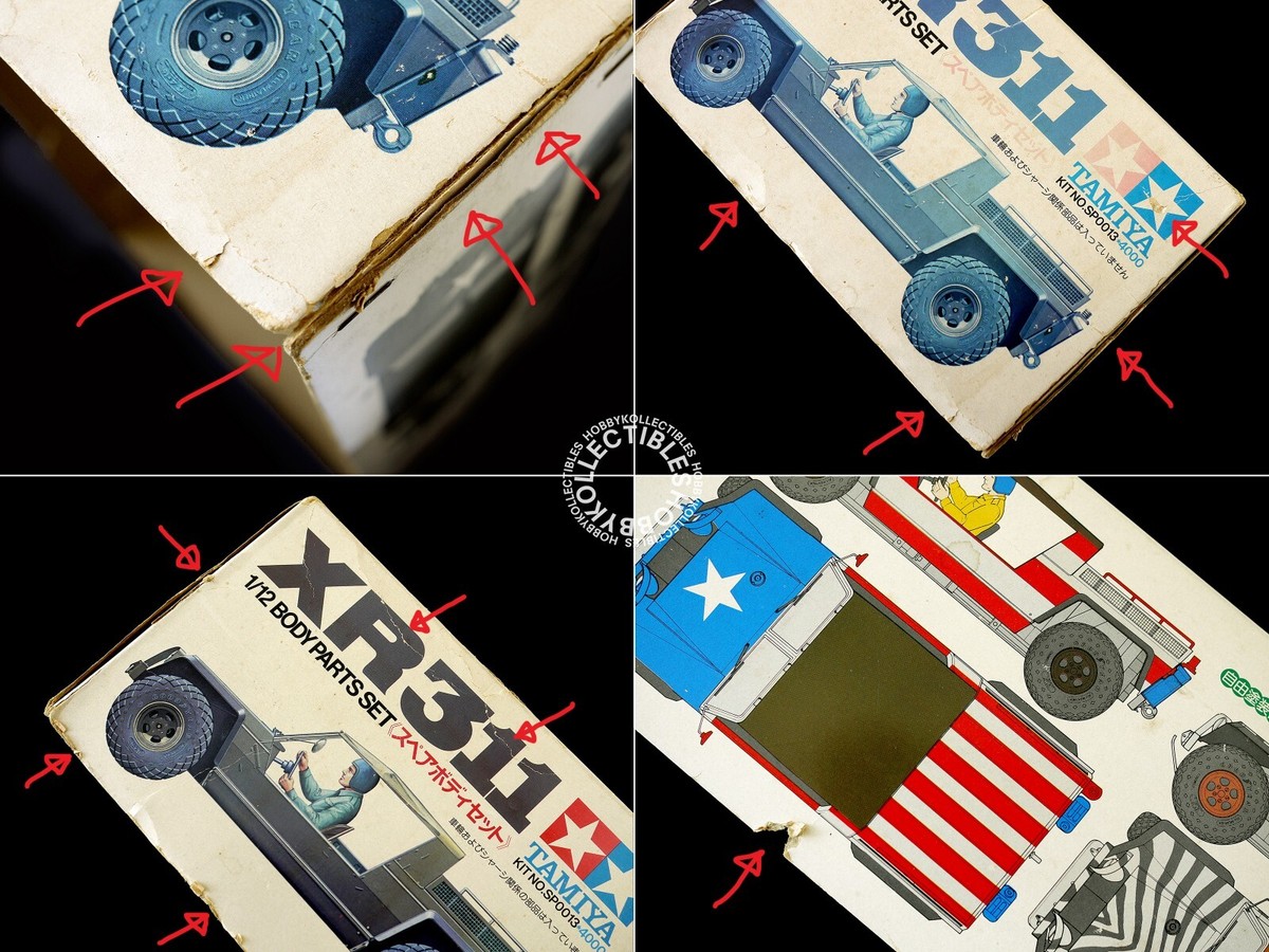 ホビーラジコン Tamiya XR311 Combat Support Vehicle Tamiya Vintage 1/12 RC XR311 Combat Support Vehicle Body Parts Set