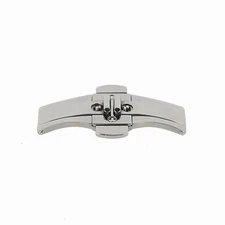 CLASP-3 Watch Band Stainless Steel Clasp Push Button Butterfly 
