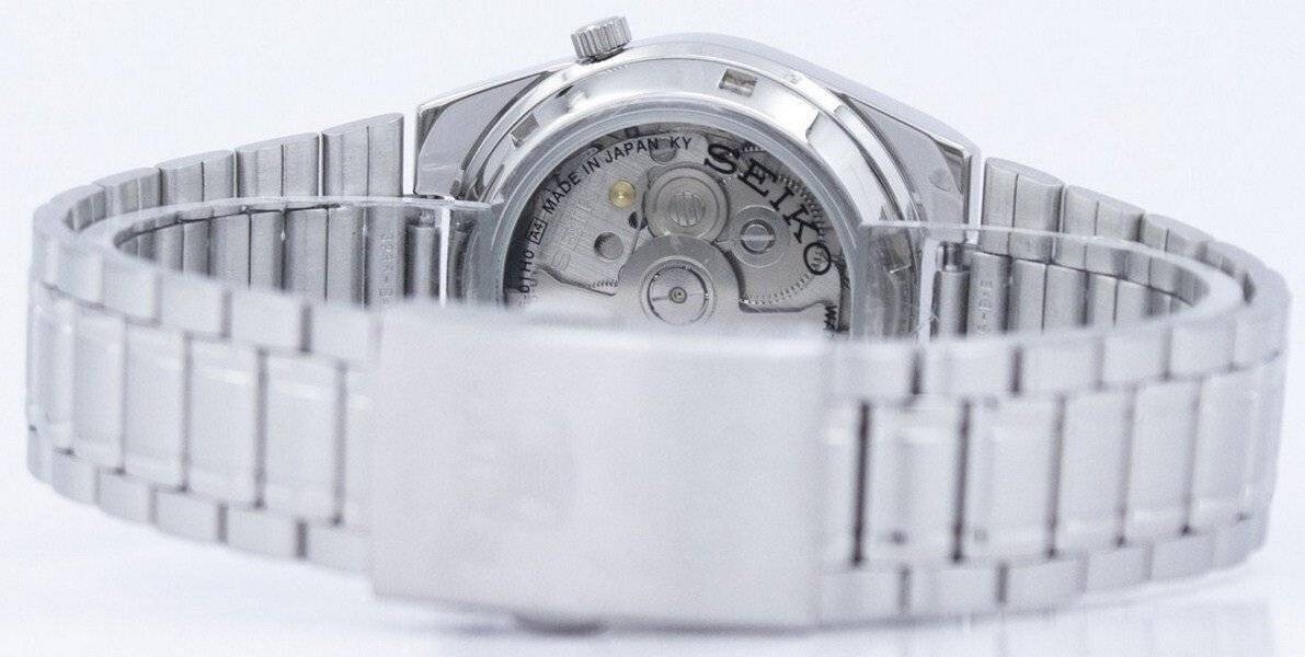 Seiko 5 Automatic Japan Made Stainless Steel Black Dial SNK063J5
