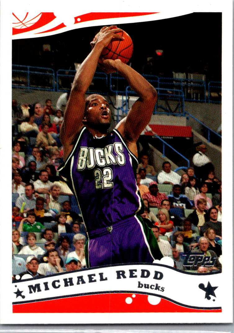 Michael Redd #22 2005-06 Topps 1st Edition Milwaukee Bucks