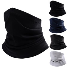 Winter Neck Warmer Gaiter Fleece Face Mask Cover Windproof Scarf for Men Women