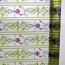 30ft Decorative Privacy Adhesive-Free Static-Cling Window Film Treatment GW537TP