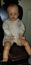 VINTAGE Effanbee CUDDLE UP vinyl Cloth Baby 23