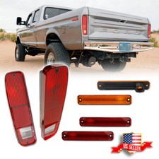 6pcs Tail Light & Side Fender Marker Kit for Fit FORD F150 F250 E150 Truck 73-79