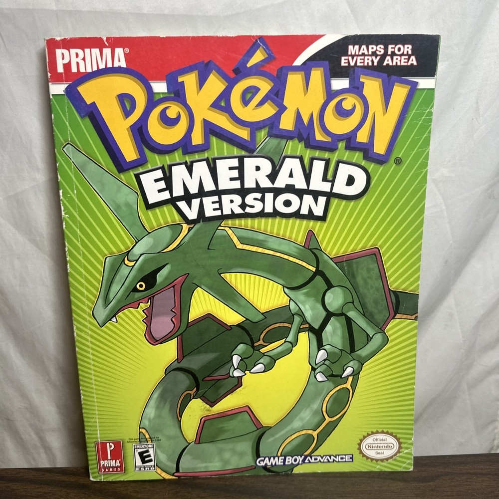 Nintendo POKEMON EMERALD 2005 PRIMA Official Game Guide, No Poster