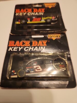 Race Day Key Chain Rubber 2pk