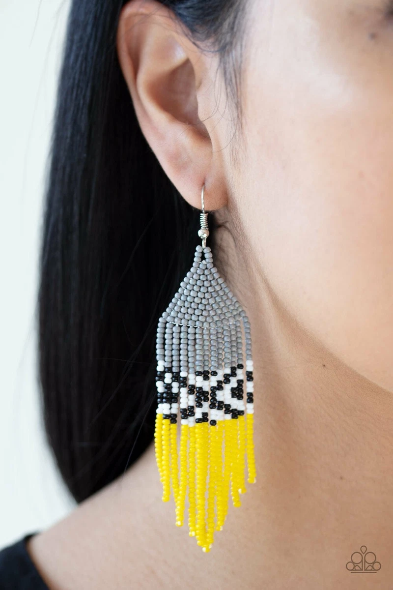 Paparazzi beaded best sale earrings