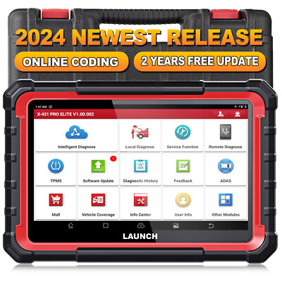 LAUNCH X431 PRO ELITE PRO3 V+ OBD2 Diagnosegerät KFZ Fehlercodeleser ECU Coding