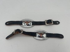 Lot 2 Neiman Marcus Buckle Bull Strap - what you call it 
