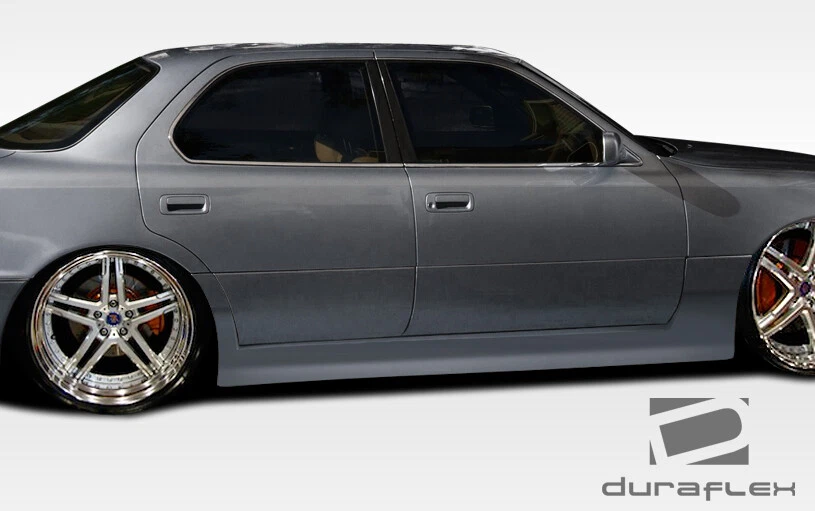 For 1995-2000 LS Series LS400 Duraflex VIP Side Skirts Rocker Panels - 2 Piece Foto 2 de 4