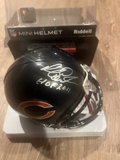 Richard Dent Chicago Bears HOF Signed Mini Helmet JSA