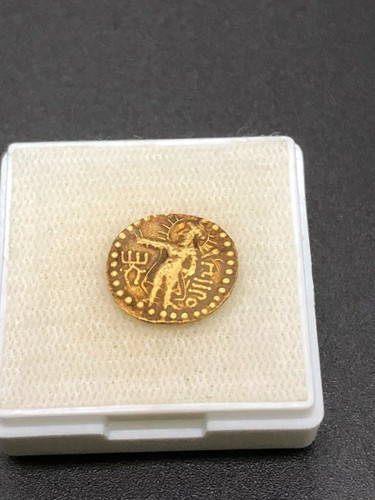(1,03 g) MONETA ORO 18K Kushan Epoca Impero SoLiD Meravigliosa Rara! #S351 - Foto 4 di 12
